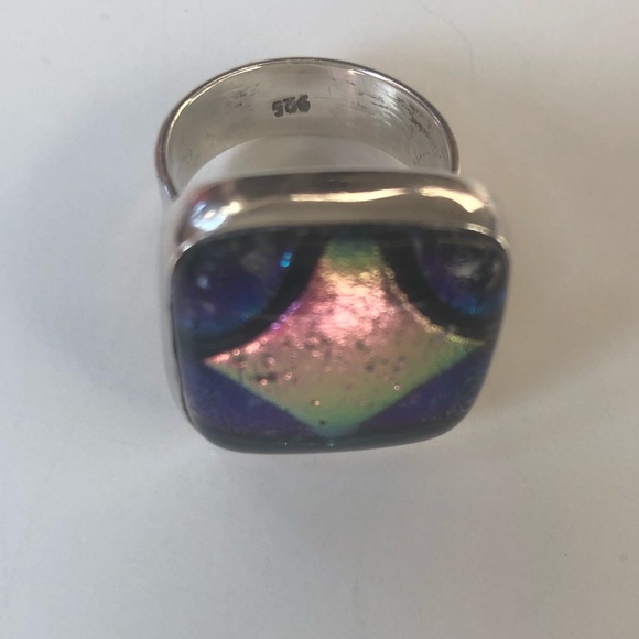 Dichroic Silver Ring - Picture 11 of 14